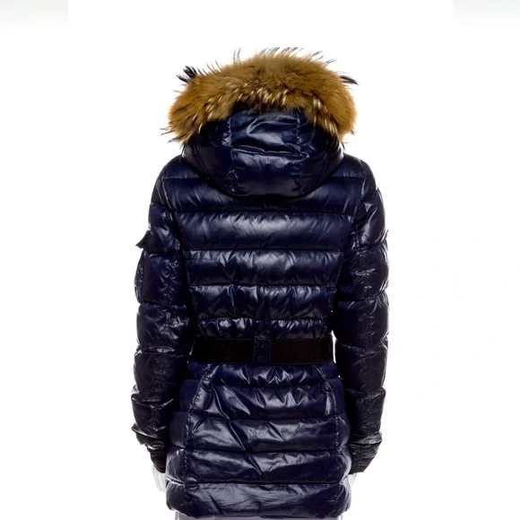 SAM. Down Parka with fur hood.